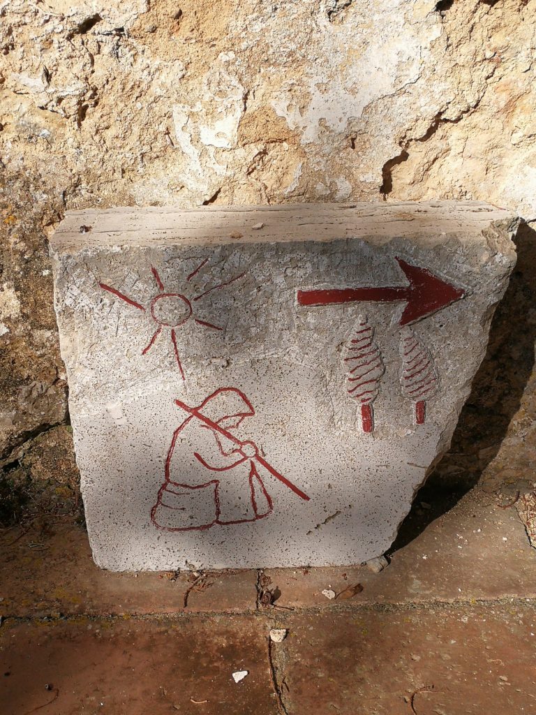 francigena stone marker